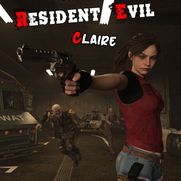 [中文][新漫][3D]生化危机-克莱尔+嗜欲魅魔[絞首] 