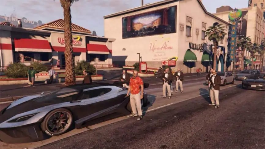 GTA5侠盗猎车手5:中国风6.0/Grand Theft Auto V China（V1.41+功能强大内置修改器+集成走私大暴走等全DLCs+警察模式+蜘蛛侠模式+热咖啡+1300辆真车+183位美女与英雄+200%存档+高清ENB画质补丁-满满的中国风元素-让你游戏停不下来）