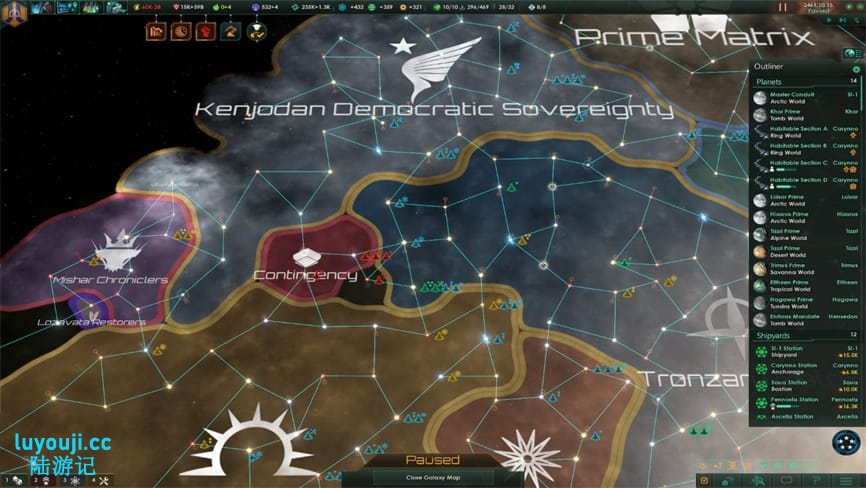 群星/Stellaris（已更新至V3.14.1银河升级版+支持联机+集成季票8+博物天枢故事包+风起云涌机制拓展包+宇宙风暴+星界学者+罗盘座+星界位面+宇幻之境+起源+银河典范+第一次接触故事包等全DLCs+控制台代码+超多MOD+游戏修改器）