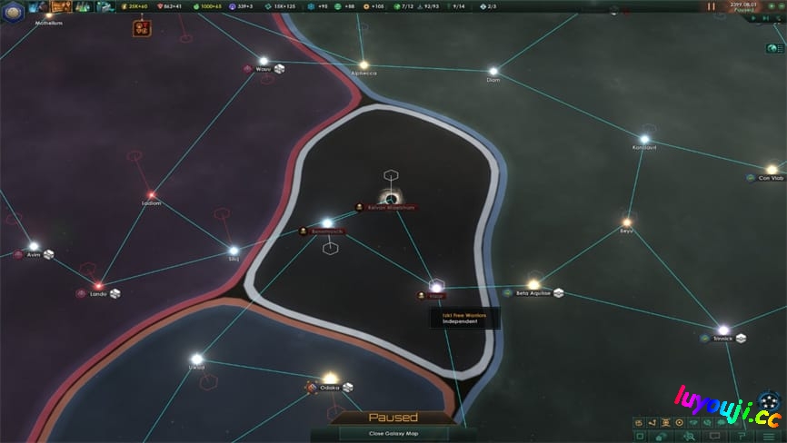 群星/Stellaris（已更新至V3.14.1银河升级版+支持联机+集成季票8+博物天枢故事包+风起云涌机制拓展包+宇宙风暴+星界学者+罗盘座+星界位面+宇幻之境+起源+银河典范+第一次接触故事包等全DLCs+控制台代码+超多MOD+游戏修改器）