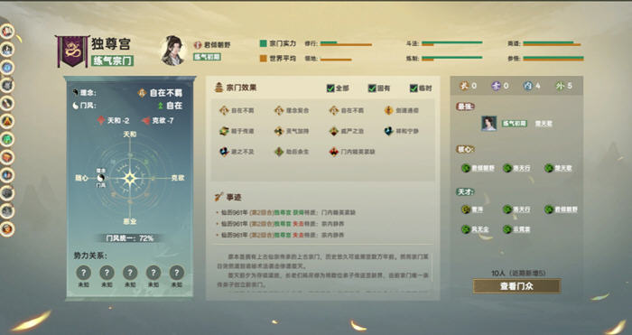 探索宗门志的魅力—宗门志(Acension) v0.11.37 官方中文版 修仙+经营模拟游戏 4.8G