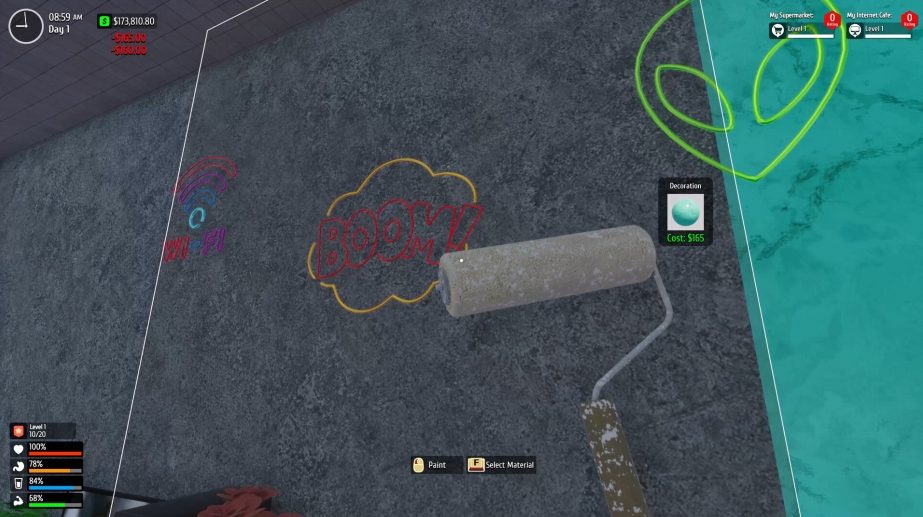 【PC/中文/模拟/经营/9.47G】网吧&超市模拟器 中文版+经营模拟游戏+9.47G