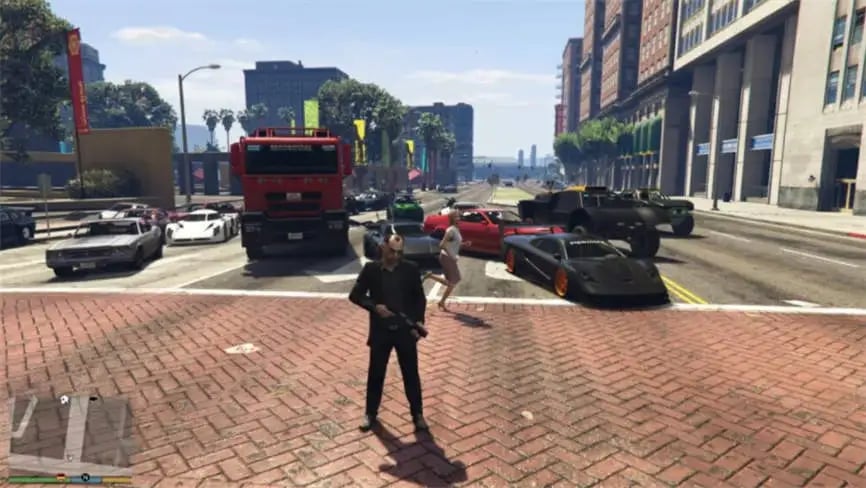 GTA5侠盗猎车手5:中国风6.0/Grand Theft Auto V China（V1.41+功能强大内置修改器+集成走私大暴走等全DLCs+警察模式+蜘蛛侠模式+热咖啡+1300辆真车+183位美女与英雄+200%存档+高清ENB画质补丁-满满的中国风元素-让你游戏停不下来）