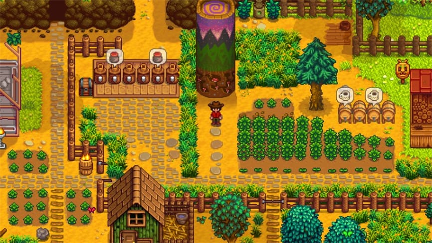 星露谷物语/Stardew Valley（已更新至V1.6.13+支持联机+集成大型节日+职业拓展+新物品新配方+新农场类型等+超多MOD+Build.16294068升级档+游戏修改器）