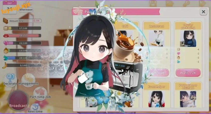 【PC/官中/养成互动/SLG游戏/700M】 直播开始！VTuber出道指南（Streaming ON! VTuber Training）Ver1.0.2 官中步兵版+养成互动SLG游戏+700M