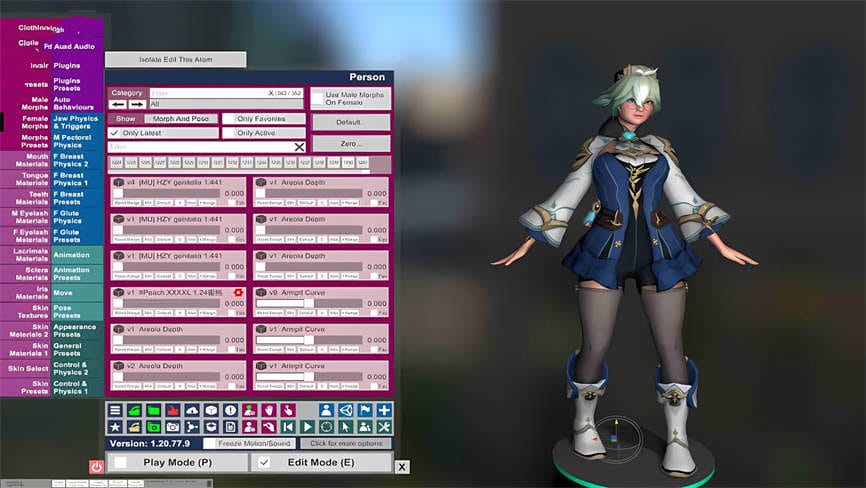 虚拟实境世界V/Virt A Mate Game（已更新至V1.20+集成MOD+建模工具+非VR和VR双模式+需VR设备+DLCs）