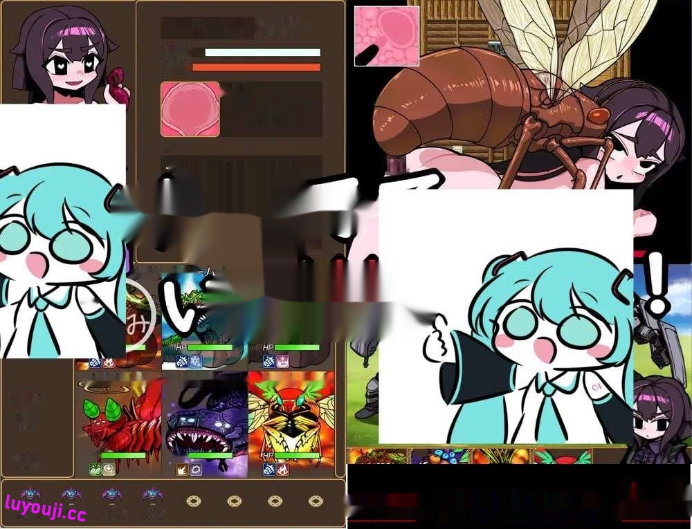 [回合RPG/虫X] 昆虫魔术师阿拉尼亚 蟲使いアラニア AI汉化1.1G